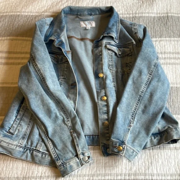 Time and tru jean jacket best sale